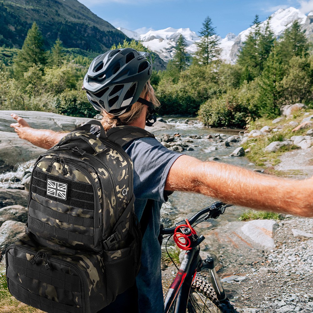 Tactical Backpack Designed for Hiking & Work, Includes 17" Laptop & Insulated