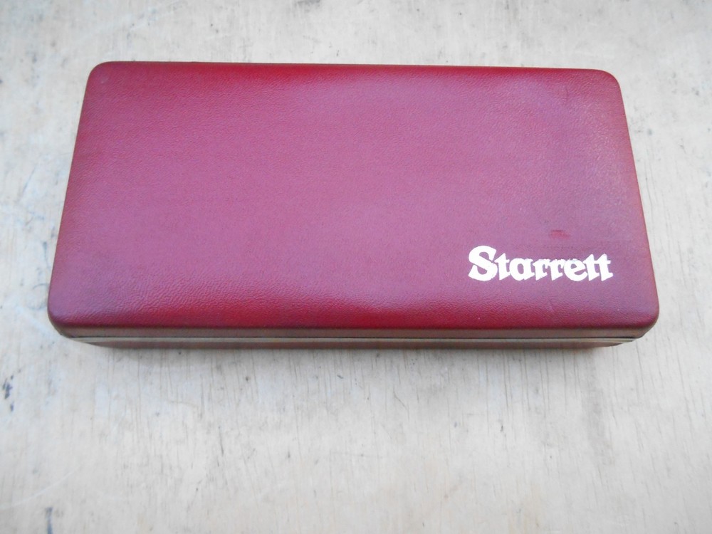 STARRETT 711 LAST WORD DIAL INDICATOR .0005" WITH CASE