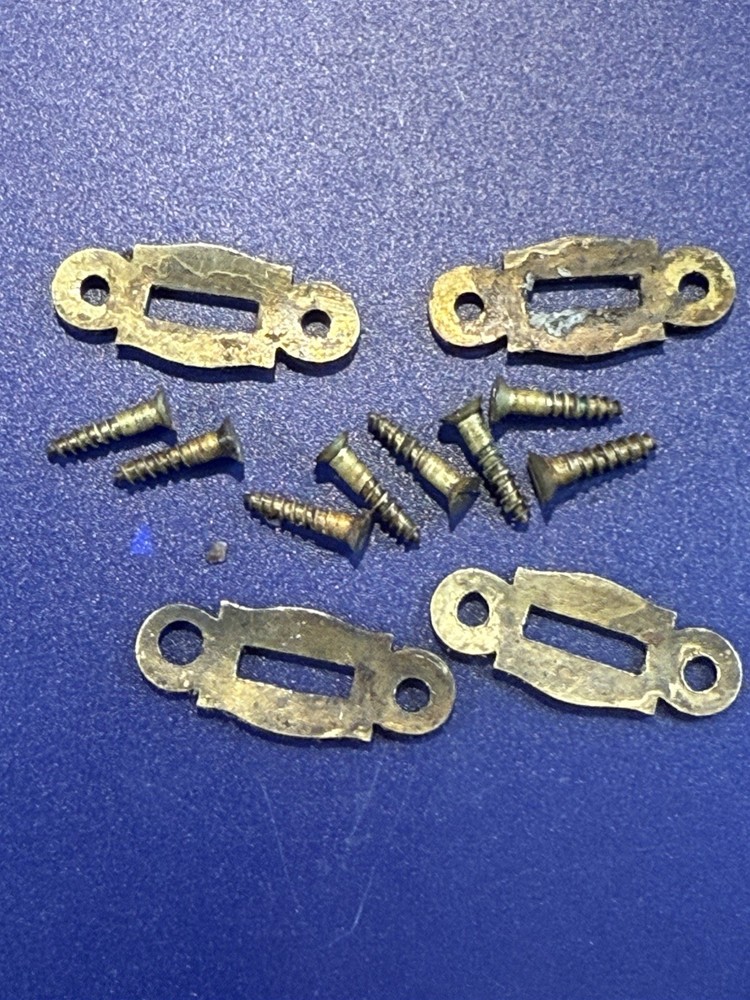 Four (4) WEDGE PLATES, Eight (8) SCREWS, Black powder Muzzleloading rifle