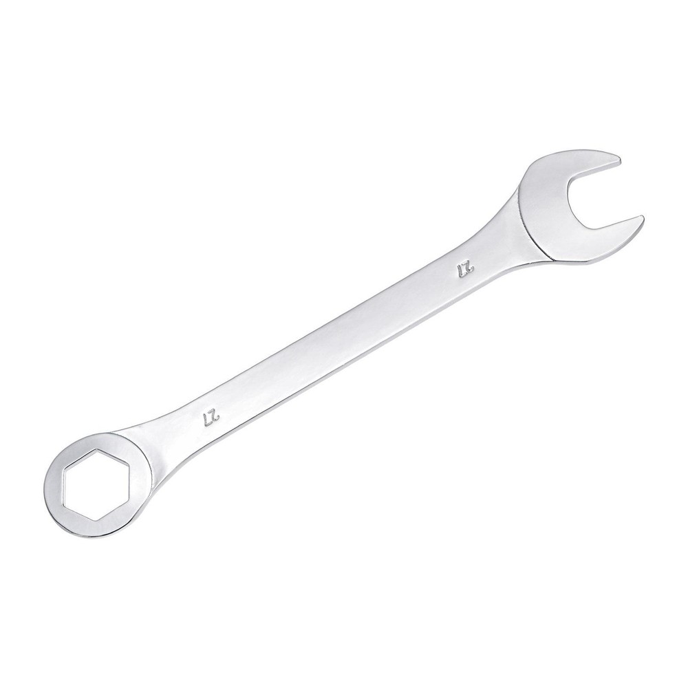 Thin Combination Wrench with Offset 6-Point End Angled Open End 27mm