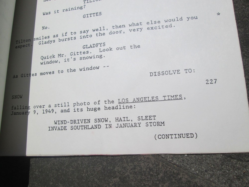 Jack Nicholson THE 2 JAKES Robert Towne 1989 Revised Shooting Draft Film Script