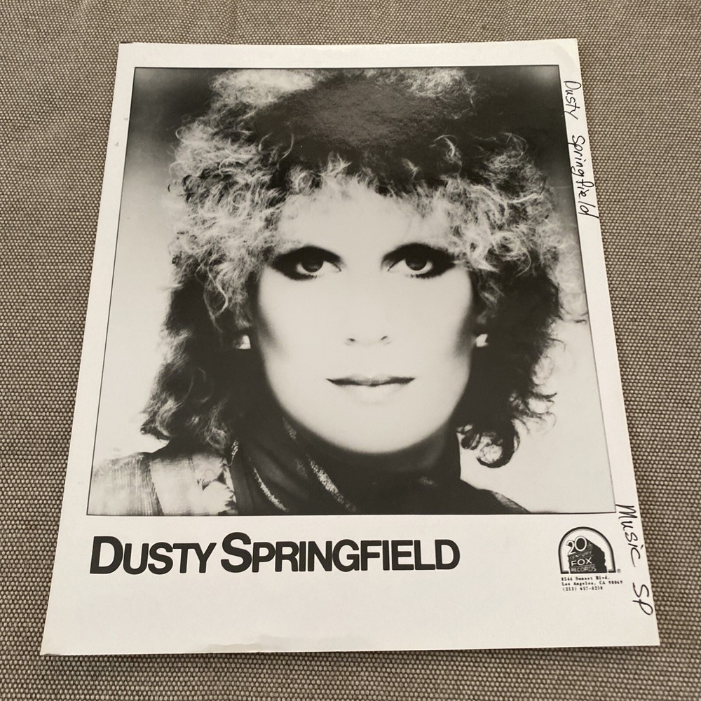 Dusty Springfield Press Photo 8x10”. See Description.