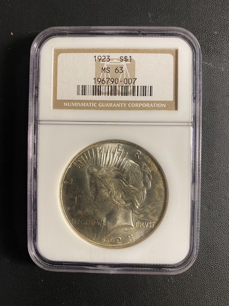 1923 PEACE DOLLAR NGC MS63  $1
