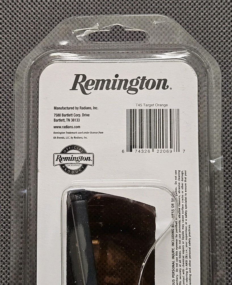 Remmington T45 Target Orange Performance Shooting Eyewear