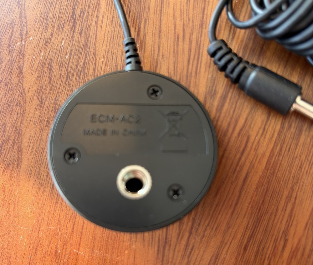 Sony Calibration Microphone Microphone ECM-AC2 GENUINE A6 New