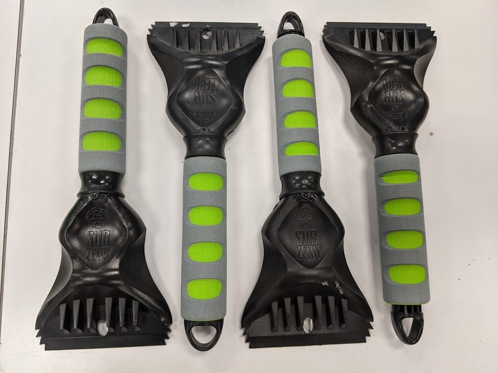 LOT OF 4 - Sub Zero Windshield Ice Scraper Winter Scraping Car Cleaner Tool 11"
