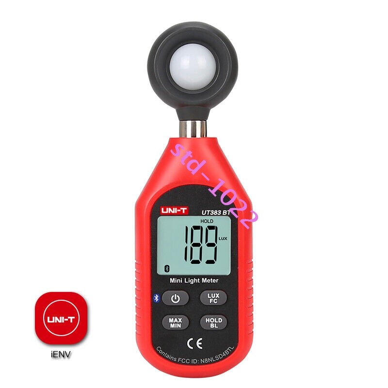 App Light Meter Luxmeter Luminometer 0-200000Lux/18587FC Bluetooth IOS Android