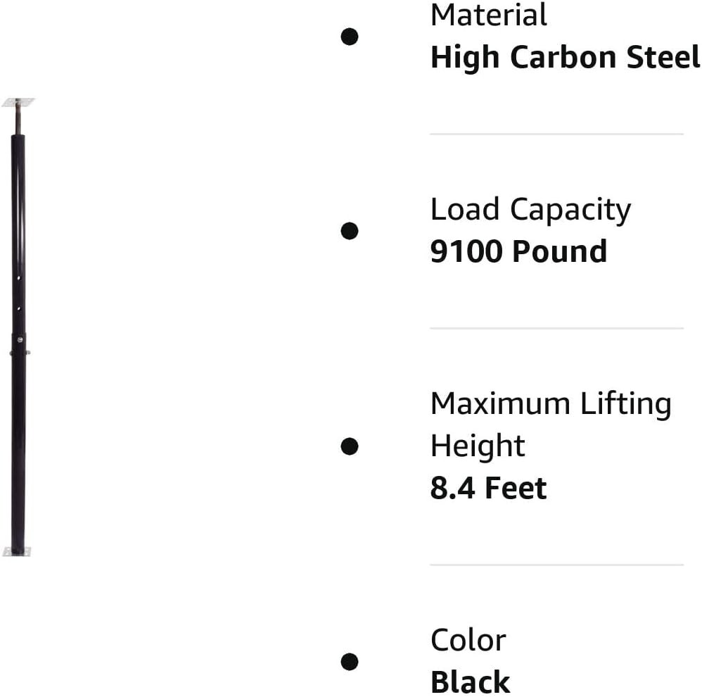 Jack Post Adjustable Floor-Support Basement Support Beam Column Pole 8 ft. 4 in