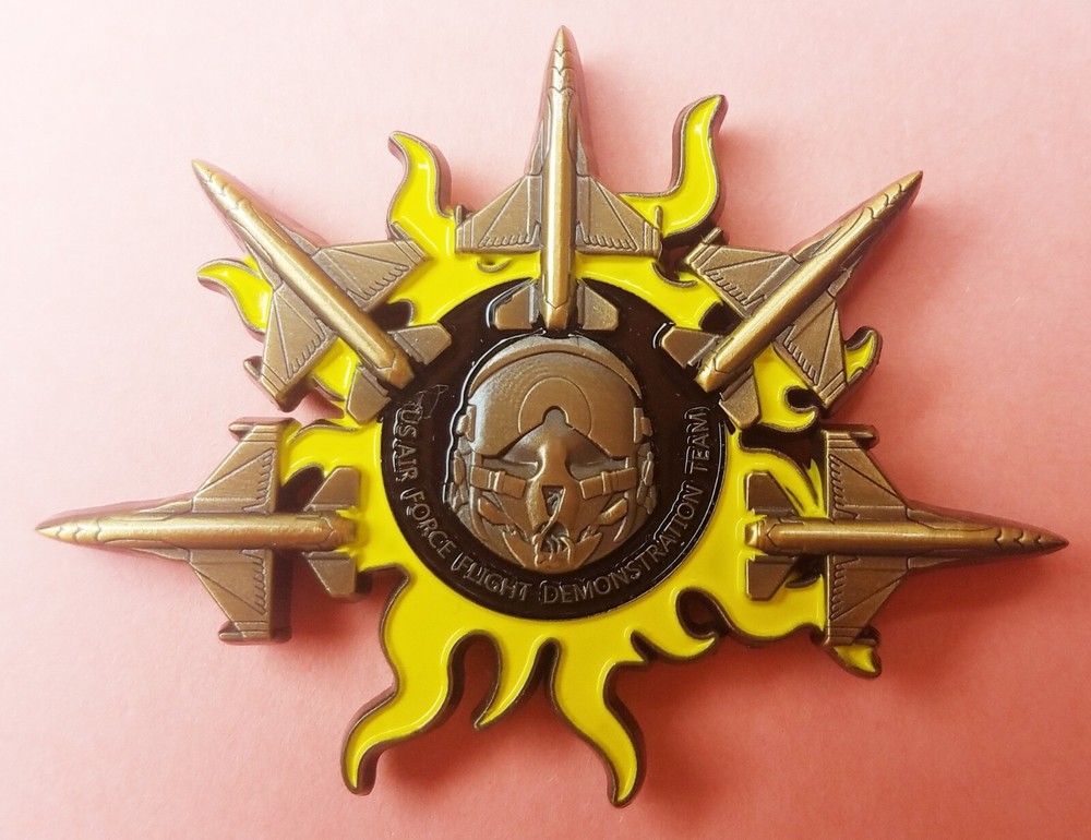 US Air Force Thunderbirds Flight Demonstration Sunburst 2" Challenge Coin103