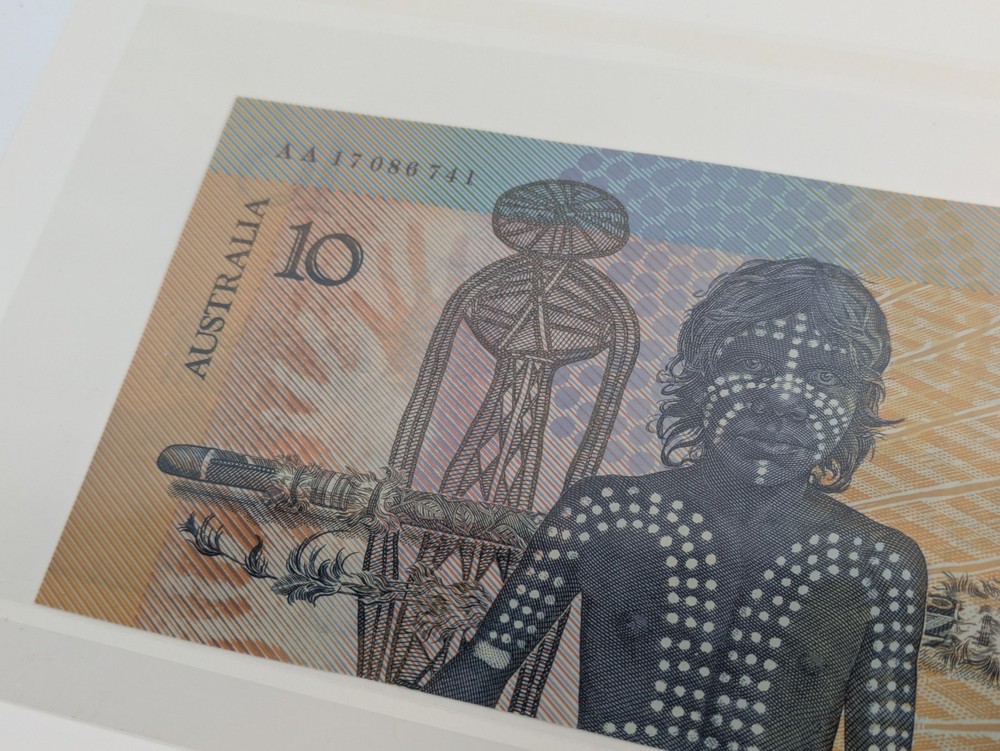 1988 Australian Commemorative $10 Note - Montage E Dayes'