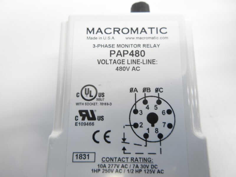 MACROMATIC PAP480 480VAC NSNP