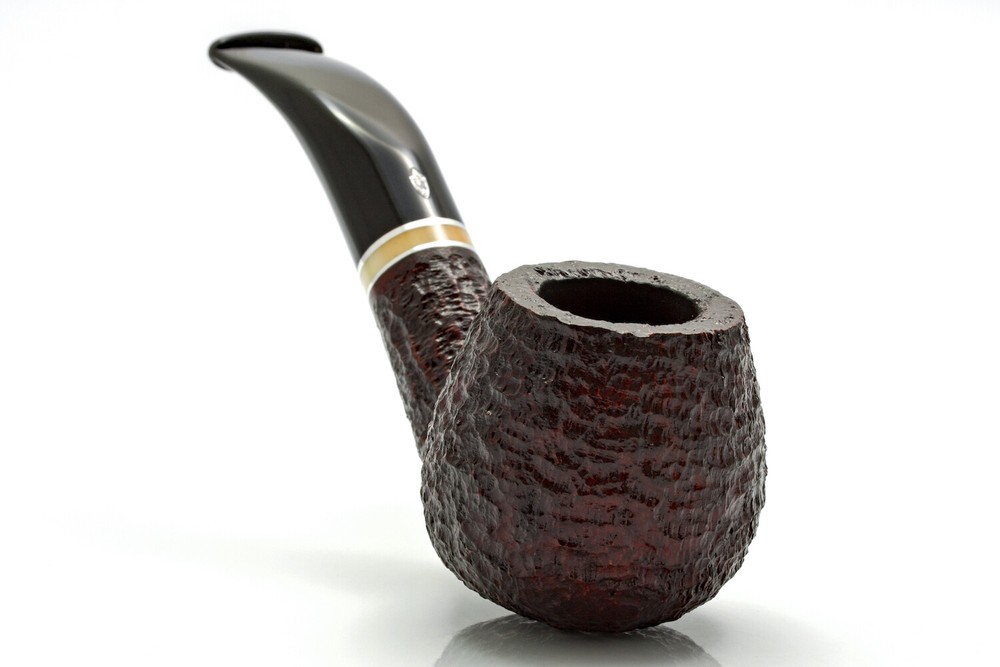 SAVINELLI NEW OSCAR 645 BENT APPLE 9MM BRIAR PIPE / RUSTIC