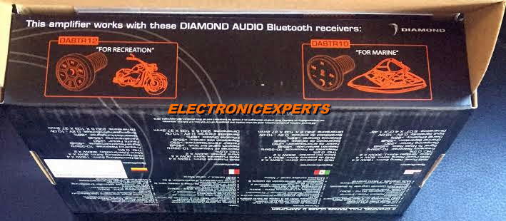 DIAMOND AUDIO Amplifier MICRO4v2 4-Channel Ultra Compact Car Motorcycle Harley