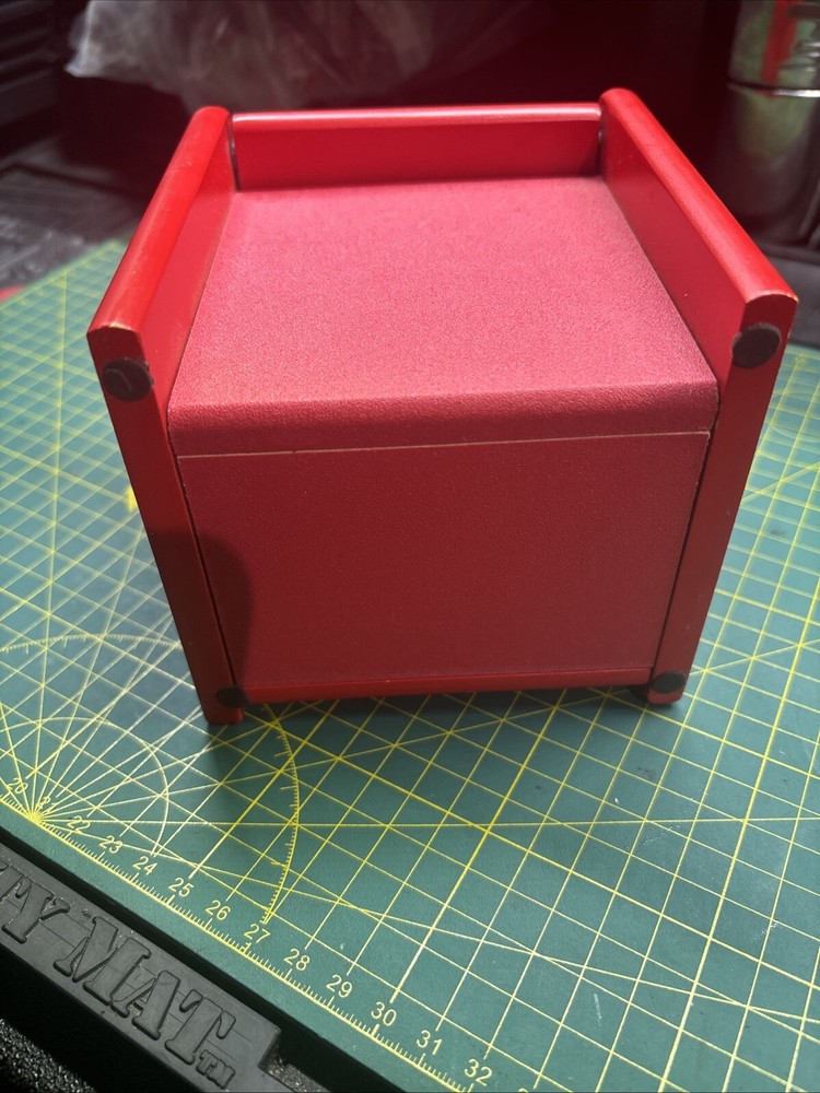 Snap On Minature Micro Mini Desk Toolbox Wood Red