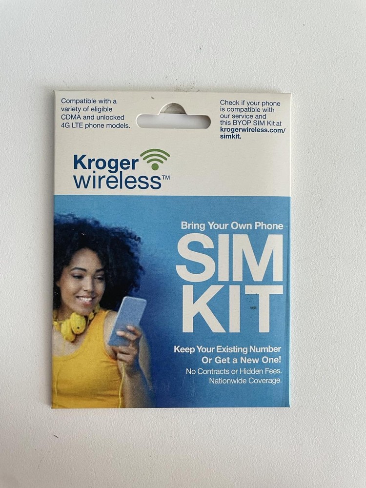 Kroger Wireless BYOP SIM Card