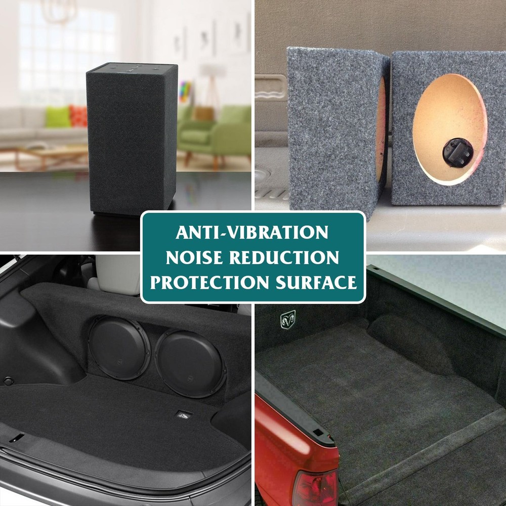 Sub-woofer Speaker Box Carpet Felt Fabric Auto Trunk Liner Upholstery Replace