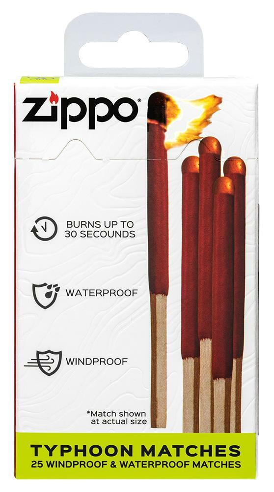 Zippo 40570, "Typhoon Matches", 25 Matches, Windproof and Waterproof,