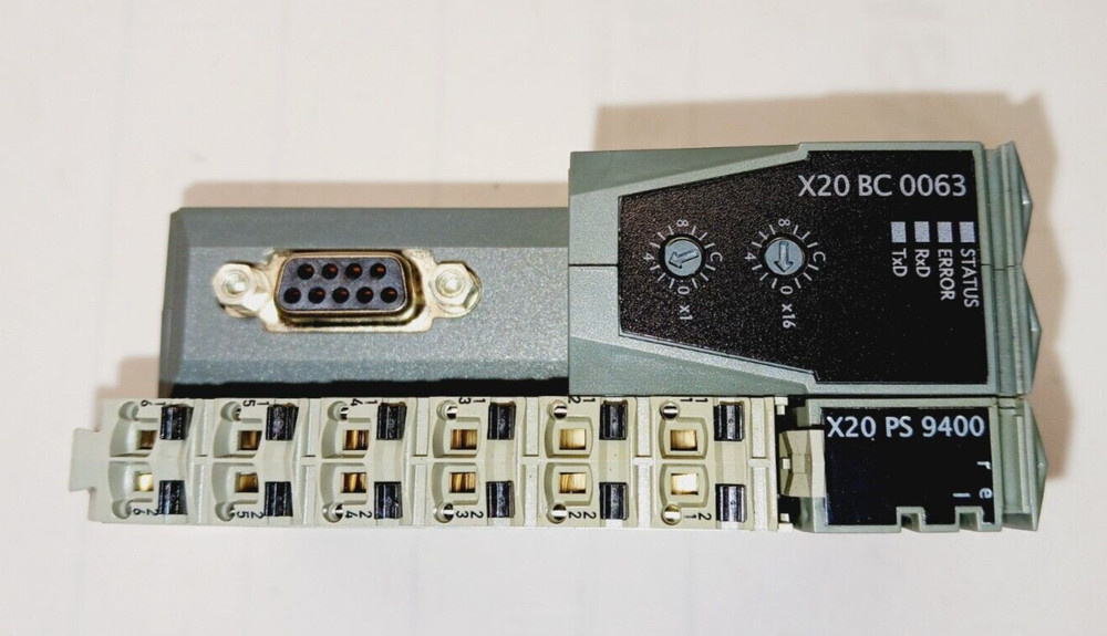 B&R X20BC0063 PROFIBUS DP SLAVE FIELDBUS COUPLER X20PS9400