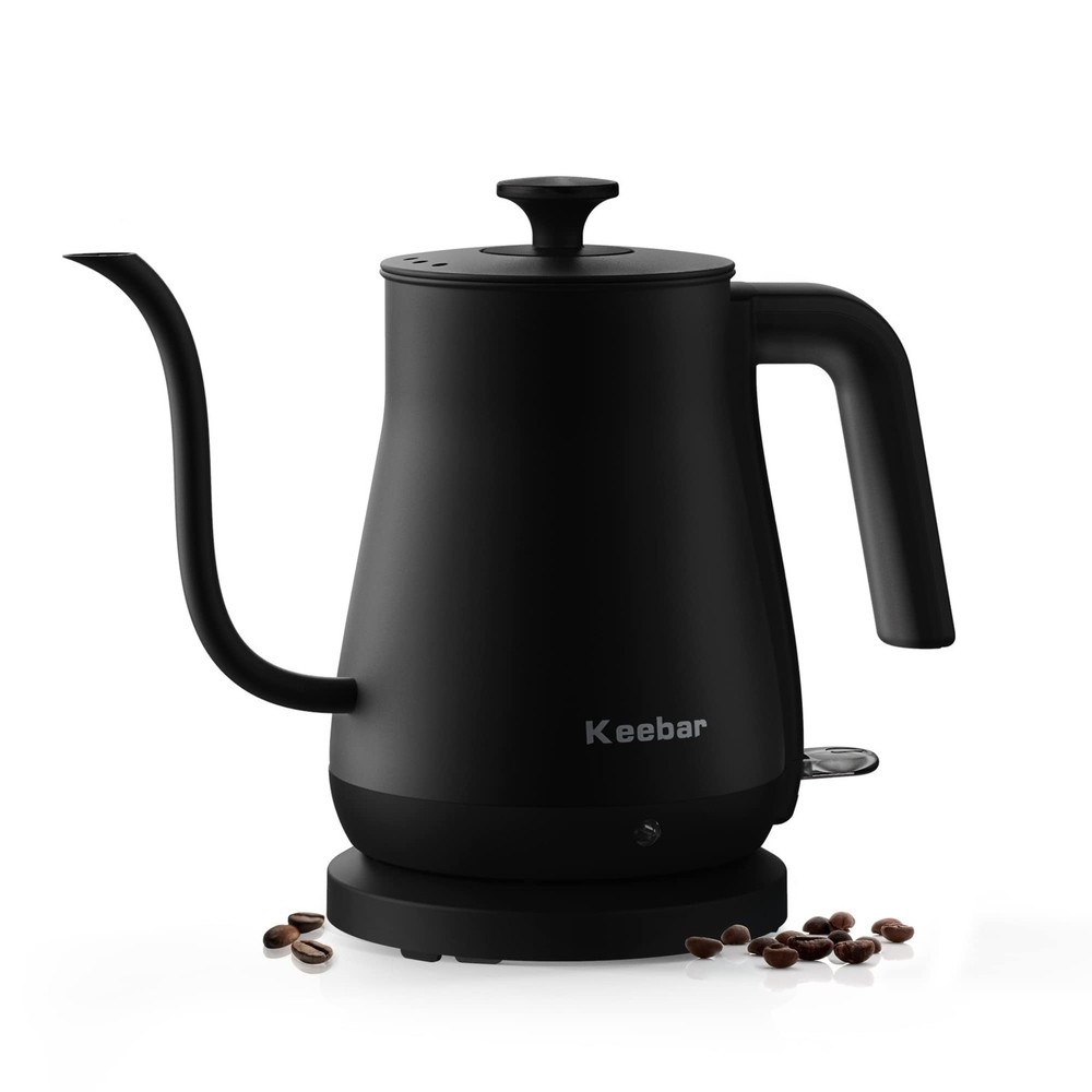 Electric Kettle, Gooseneck Kettle with Auto Shut Off, 0.8L Small Eletric Tea ...
