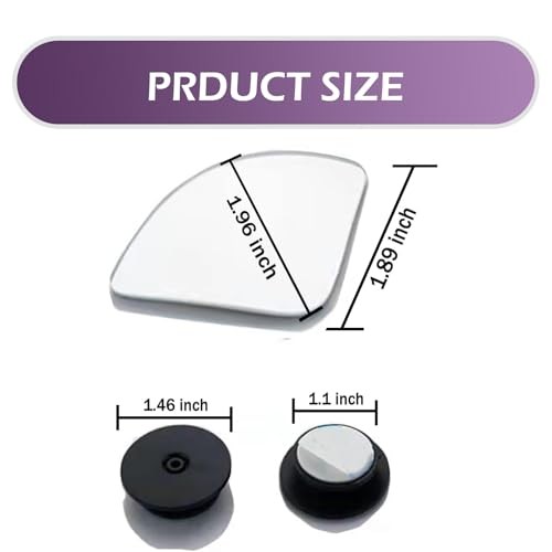 2 PCS Car Blind Spot Mirror, Adjustable Wide-angle Vision Reflective Auxiliary