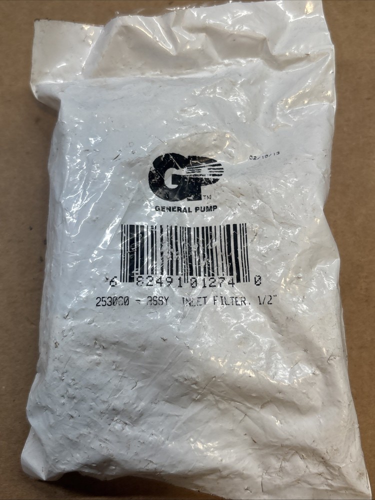 General Pump No m 253060 Clear Inlet Filter 1/2"