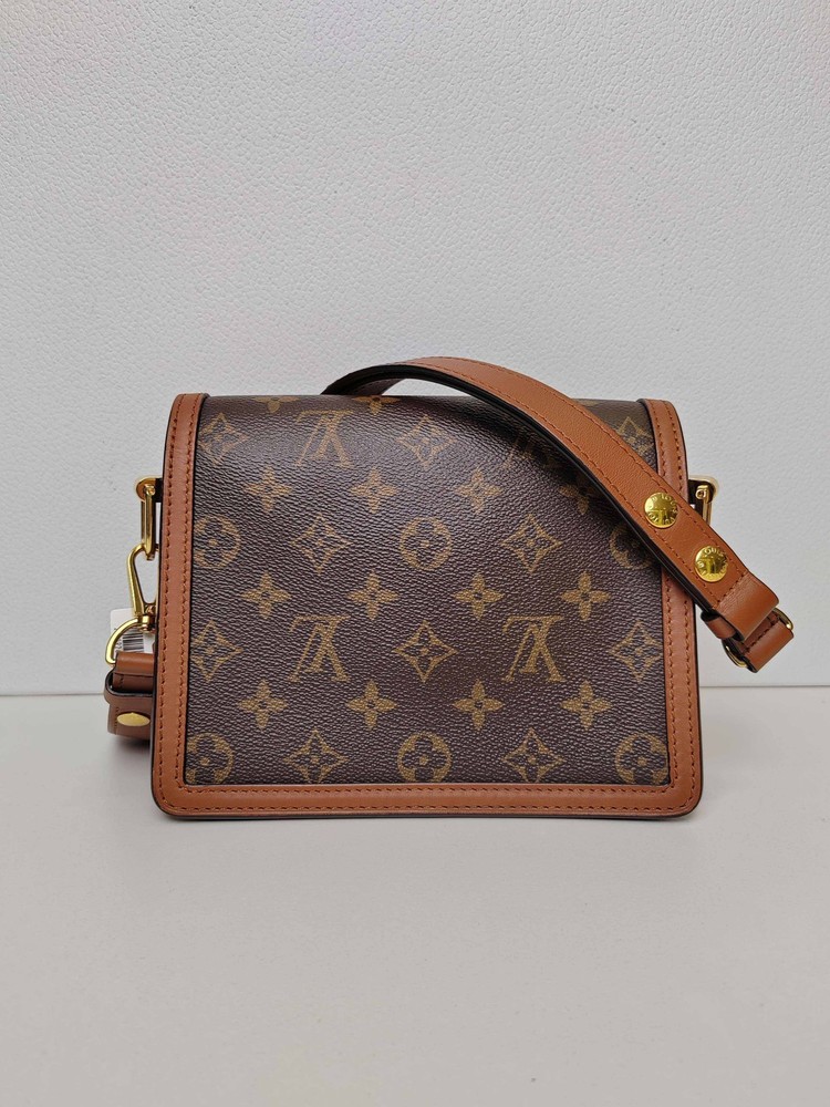Louis Vuitton Shoulder Bag Monogram Brown Dauphine