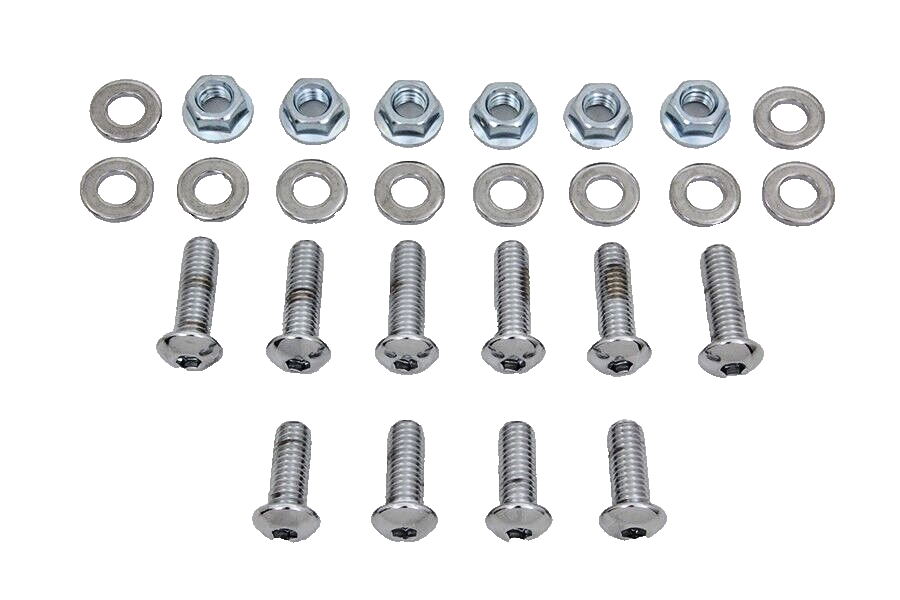 Rear Fender Strut Bolt Kit Chrome For Harley Softail