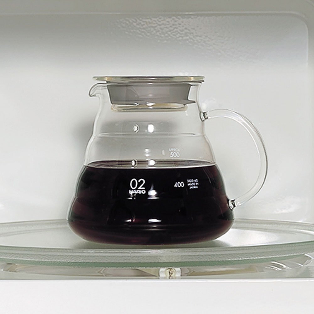 Hario V60 Glass Range Coffee Server, 600ml, Clear