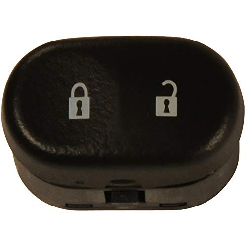 15835662 Black Door Lock Switch with Blue Backlight