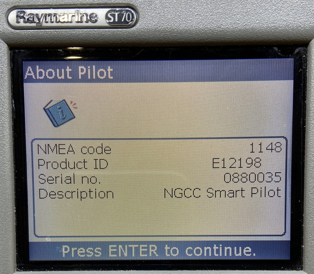 Raymarine - SPX-10 - X10 - Autopilot Computer - E12198 - Smartpilot - Tested