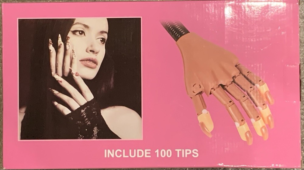 VGUC Nails Training Practice Hand for Acrylic Nails Manicure
