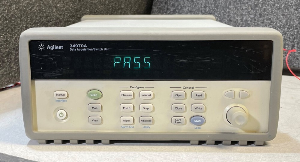 Agilent HP 34970A Data Acquisition Data Logger Switch Unit w/ 6.5 Digit DMM