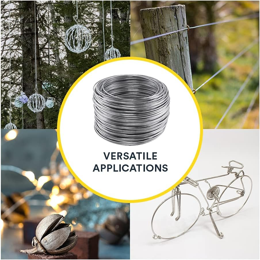 Galvanized Steel Hobby Wire (#18) 110'