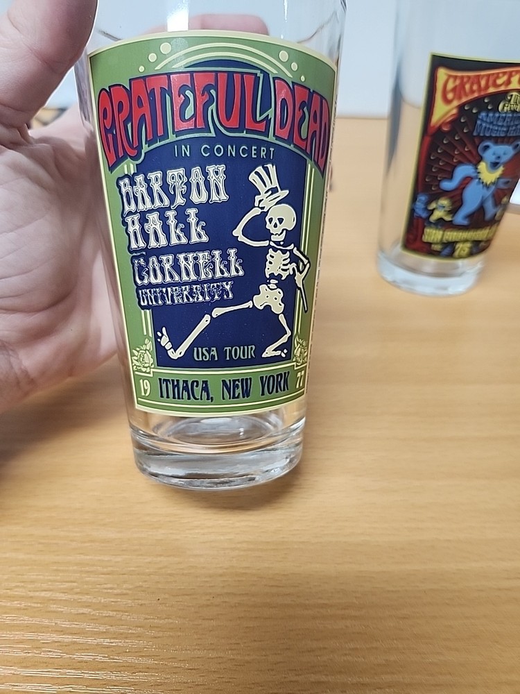 (4) 2019 Grateful Dead Glasses Pint