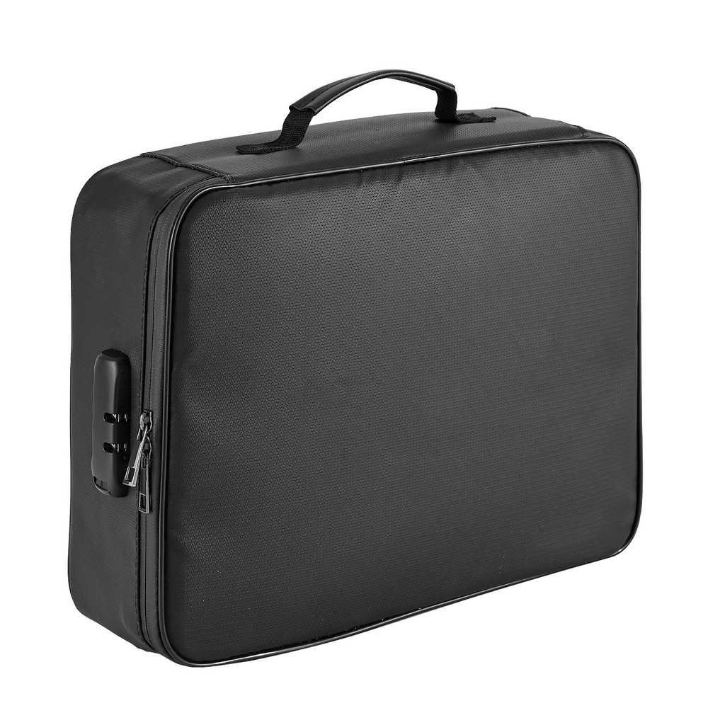 Uimoso Fireproof Document Storage Box 1832℉ Multi-Layer File Organizer with Lock