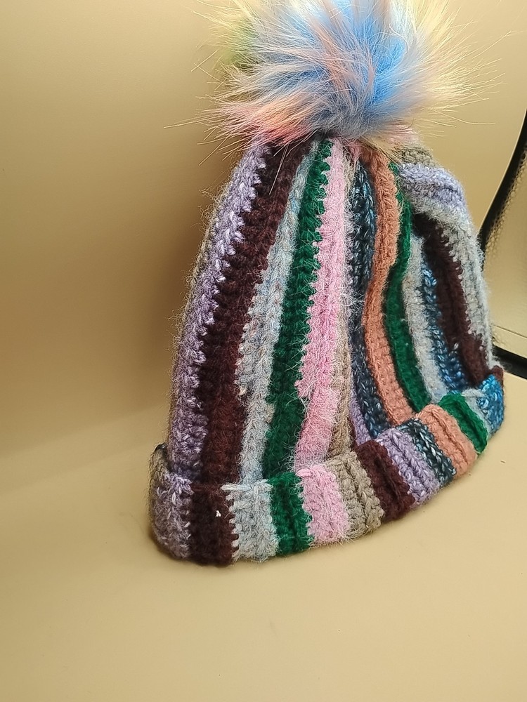Crocheted Handmade Hat Women's Kids
