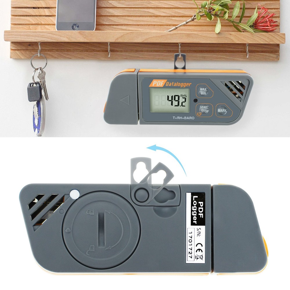 Waterproof USB Data Logger for Temperature, Humidity and Atmospheric Pressure