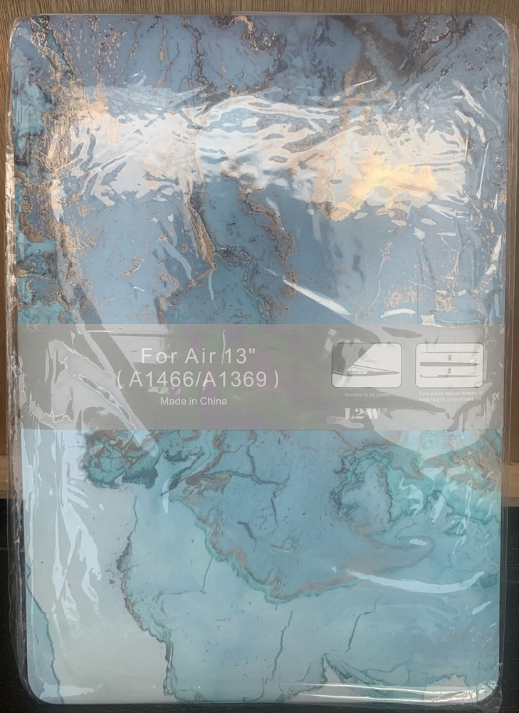MacBook Air 13” Hard Cover Aqua Marble Case