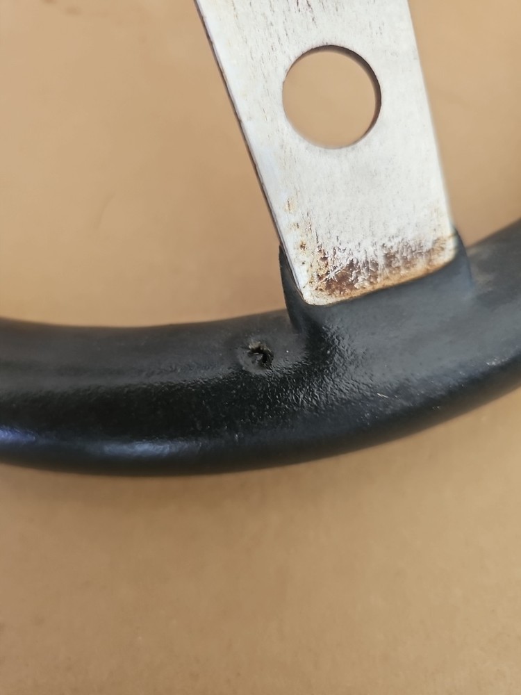 Vintage Steering Wheel 13:5 " Dia 4" Deep MIDGET