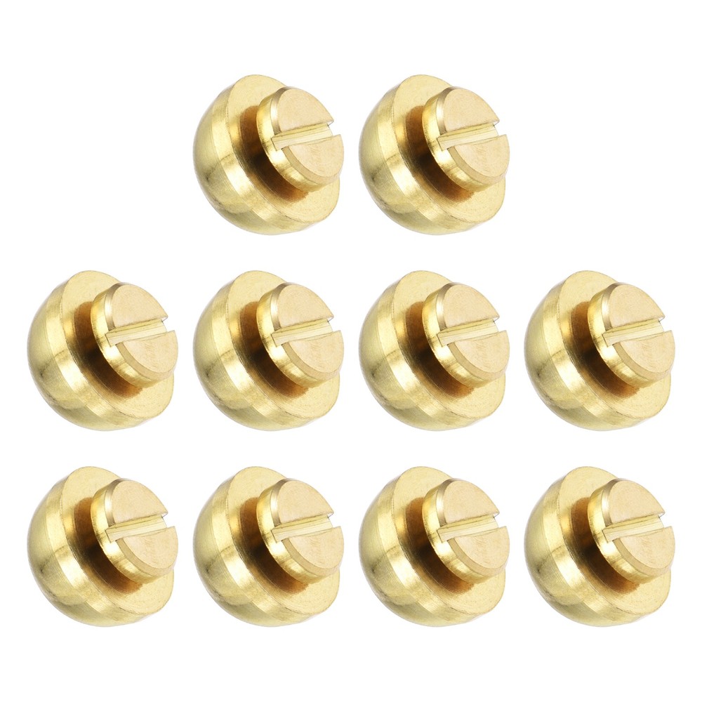 Screw Back Stud Spike (12x7mm) 10pcs, Round Head Stud Rivets