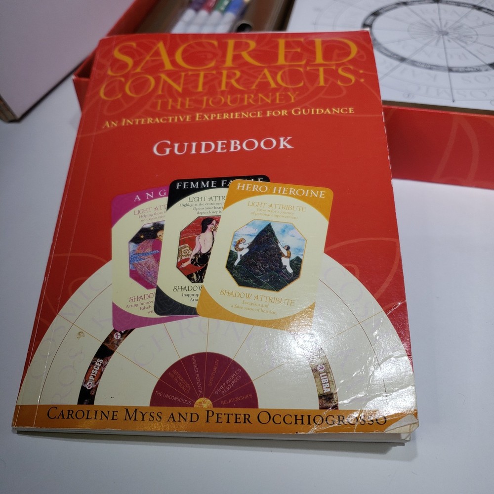 Sacred Contracts the Journey Interactive Tarot Cards Board Game Complete