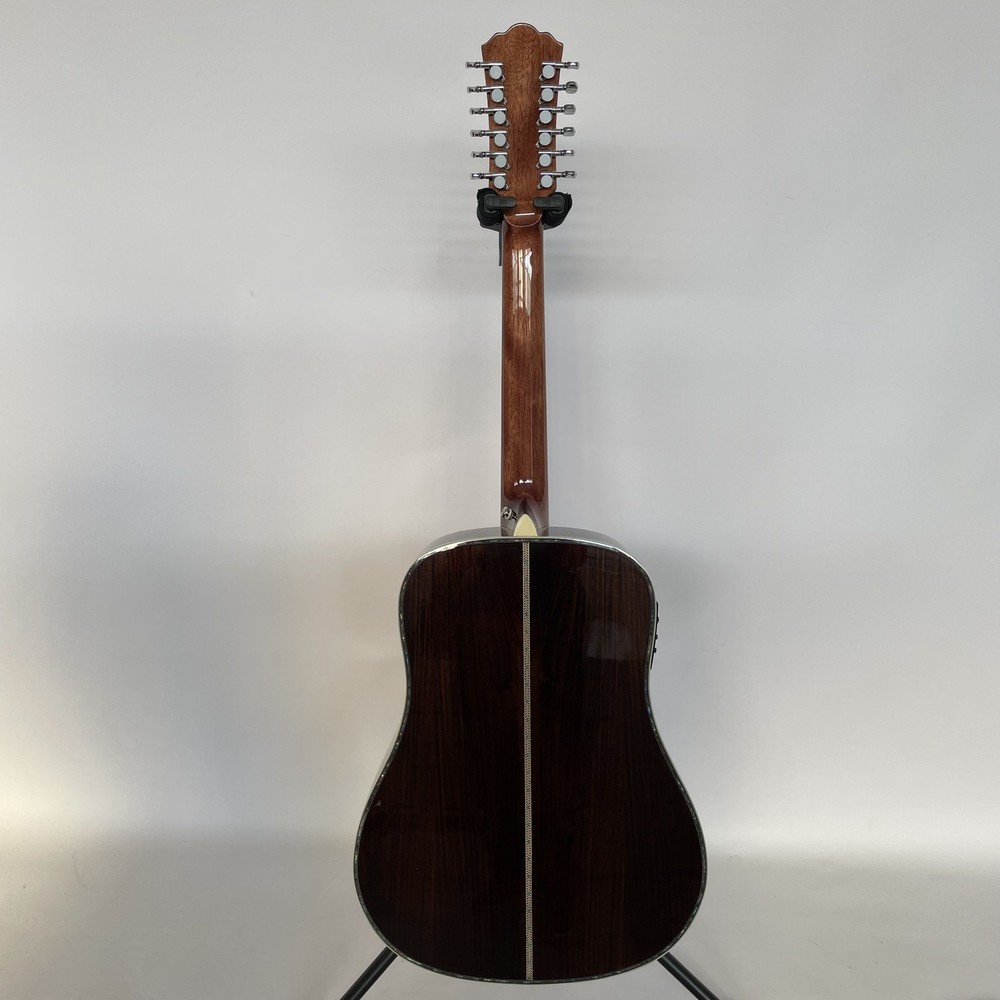 Handmade ZUWEI D45 12 String Acoustic Electric Guitar Solid Spruce Top