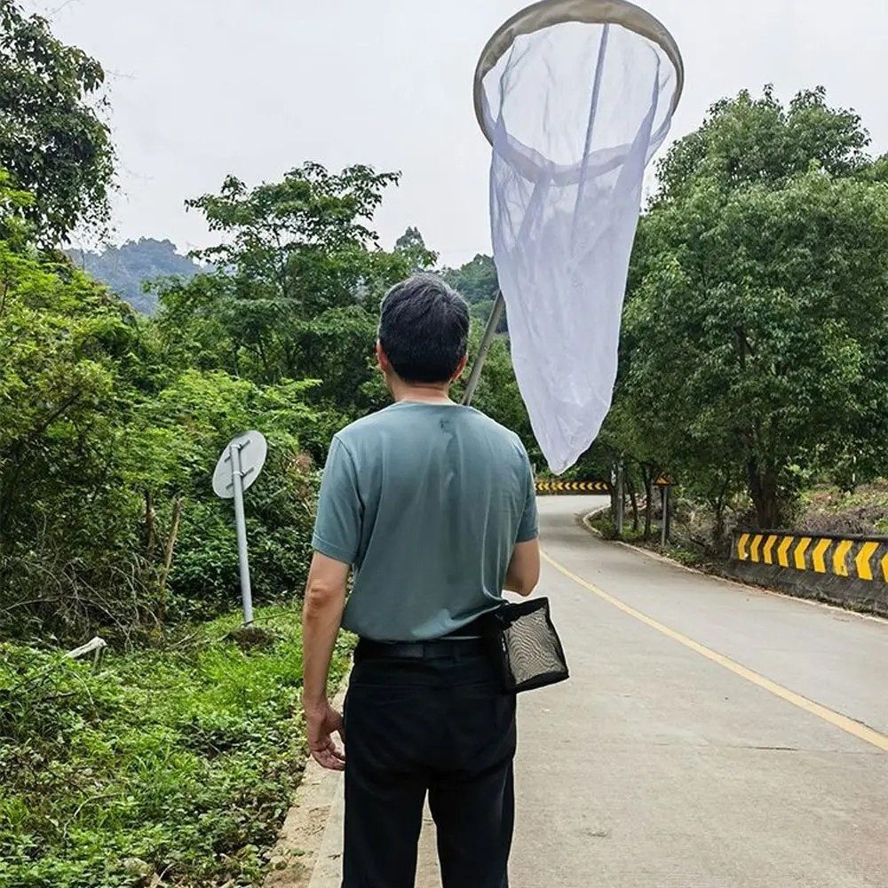 Folding Butterfly Cage Mesh Insect Habitat Bug Enclosure Shoulder Strap.