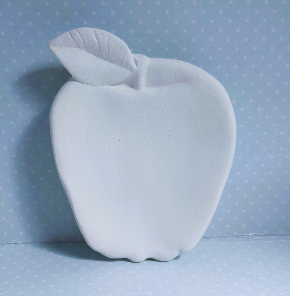 Apple ~ Ceramic Bisque Ready to Paint
