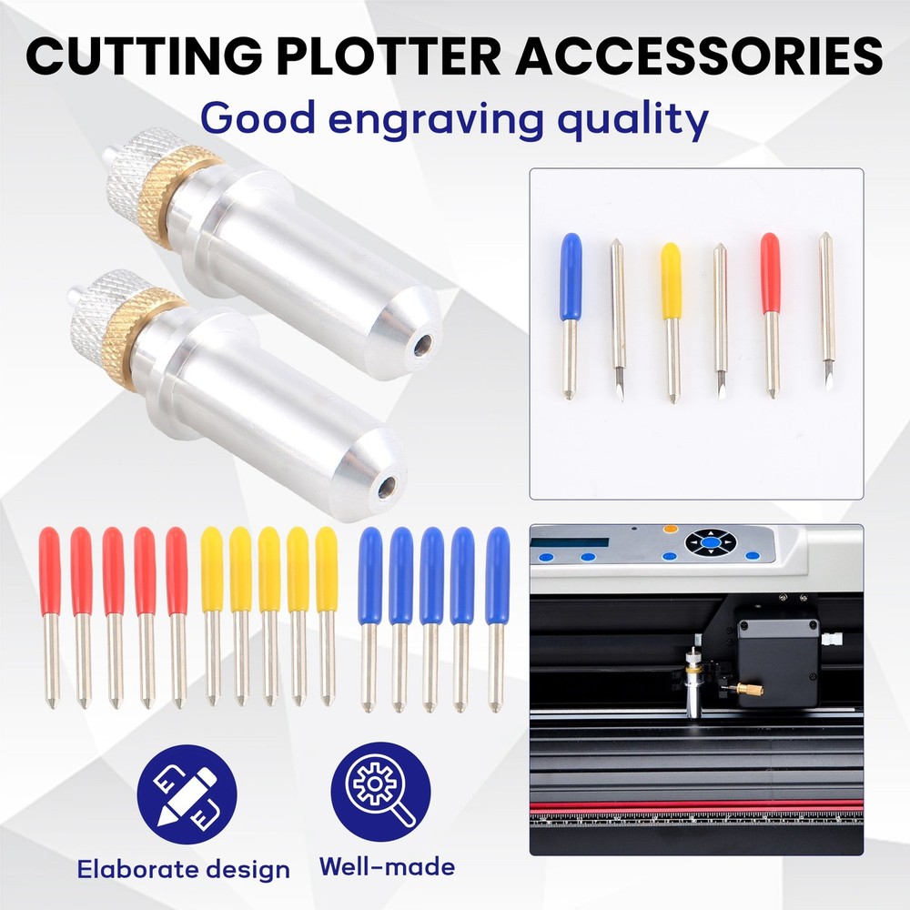 17Pcs/Set 30/45/60 Degree For Cutting Plotter Vinyl Cutter9111