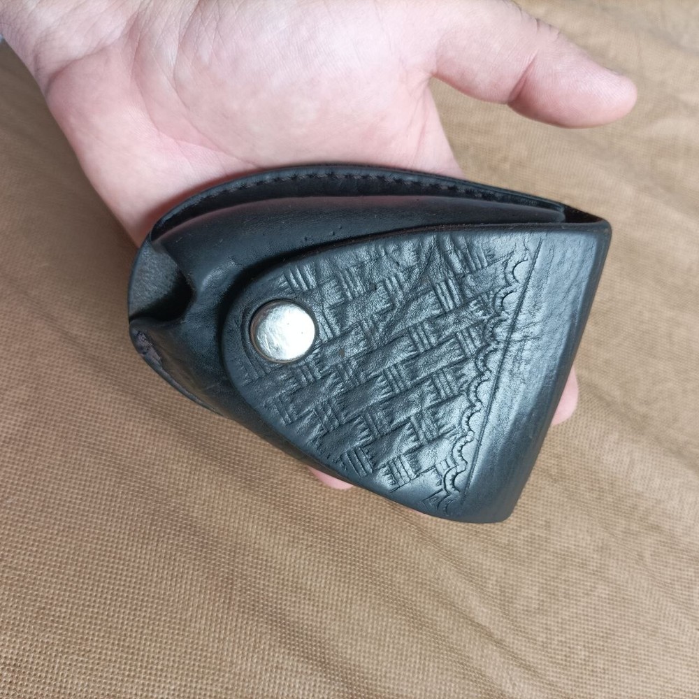 Vintage USSR leather Case for handcuffs