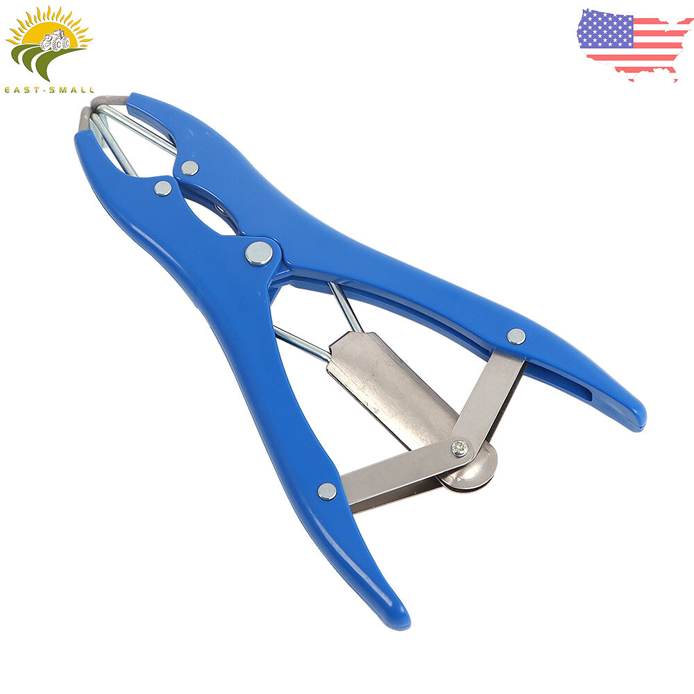 Bander Docking Elastrator Sheep Lamb Castration Applicator ＋ 100 Marking Ring