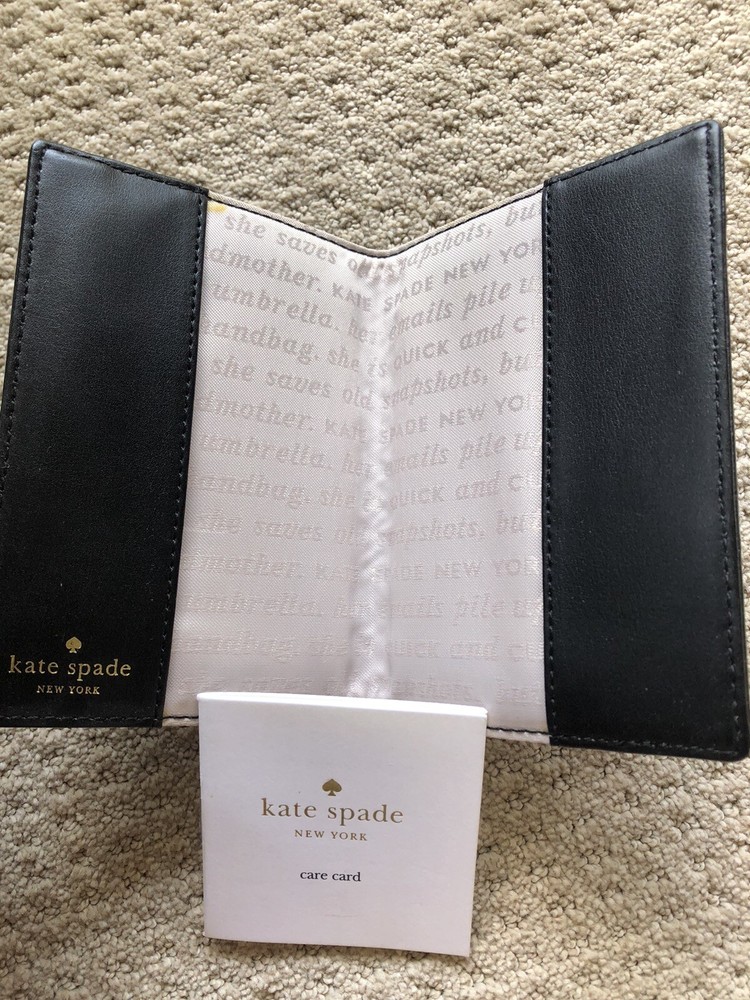 New Kate Spade Leather Passport Holder