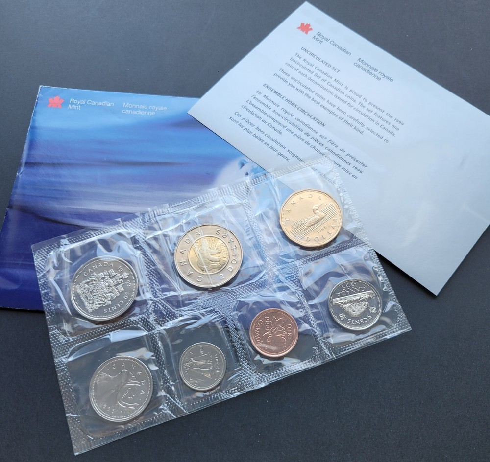 *** 1999  CANADA  PROOF  LIKE  ROYAL  MINT  SET ***