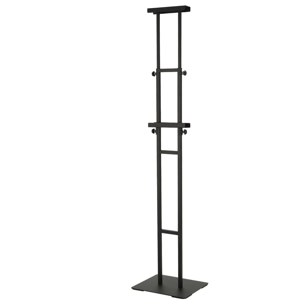 Shock-Absorbent Base Poster Stand Adjustable 75in Double-Sided Function